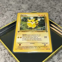 ‘99 1st Edition Pikachu 60/64 LP 🔥 | WOTC Vintage BEAUTY | Pokemon TCG Card - Image 3