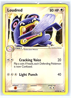 Loudred 39/101 Hidden Legends NM or LP Pokemon Card - Image 1