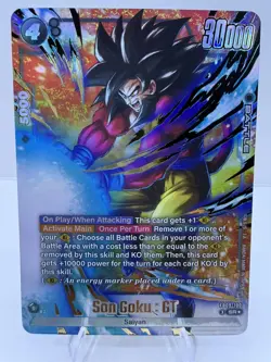 Son Goku : GT FB09-100 SR Alternate Art Dual Evolution Dragon Ball Card - Image 1