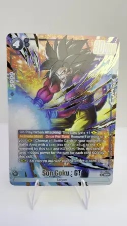Son Goku : GT FB09-100 SR Alternate Art Dual Evolution Dragon Ball Card - Image 2