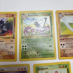 1999 Pokemon 1st Edition Jungle Card Lot 7 Common Uncommon Cards WOTC LP MP - Image 3