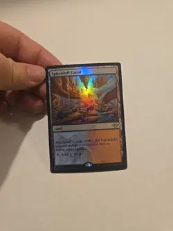 MTG 1x FOIL Spirebluff Canal 270 Outlaws of Thunder Junction Magic the x1 NM - Image 1