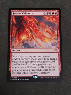 Invoke Calamity - Kamigawa: Neon Dynasty - Magic the Gathering MTG Nice! - Image 1