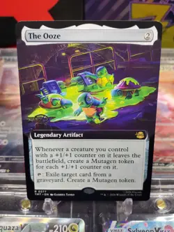 The Ooze 0177 Rare Non Foil Borderless Legendary Artifact MTG TMNT - Image 1
