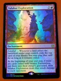 1x MTG Valakut Exploration *FOIL* - ZNR Rare! NM Mint! Ships fast - Image 1