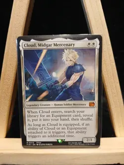 MTG Cloud, Midgar Mercenary Final Fantasy Magic the Gathering - Image 1