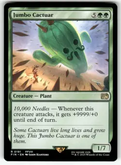 MTG FINAL FANTASY #191 Jumbo Cactuar - Image 1