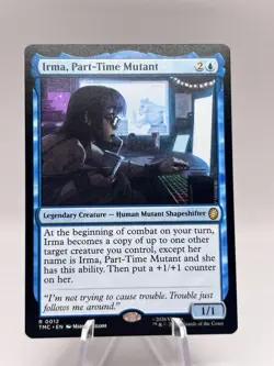 Irma, Part-Time Mutant 0012 Commander Ninja Turtles TMC MTG NM - Image 1