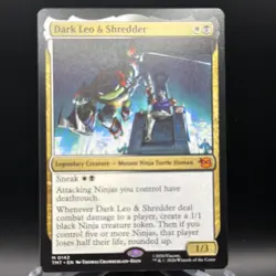 Magic: The Gathering Dark Leo & Shredder Legendary Creature TMT White Black 2026 - Image 2