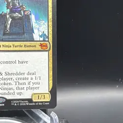 Magic: The Gathering Dark Leo & Shredder Legendary Creature TMT White Black 2026 - Image 4