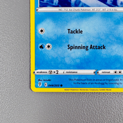 Pokemon TCG Card - Bergmite 44/203 Common | 2021 Evolving Skies | NM/Mint - Image 3