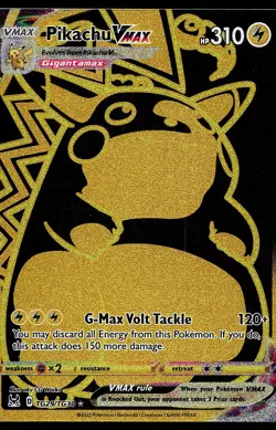 Pokemon Card - Pikachu VMAX Lost Origin TG29/TG30 Ultra Rare - Image 1