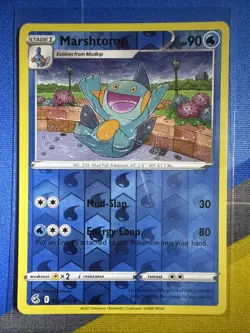 Marshtomp Reverse Holo - 063/264 - Fusion Strike Pokemon 2021 - Image 1