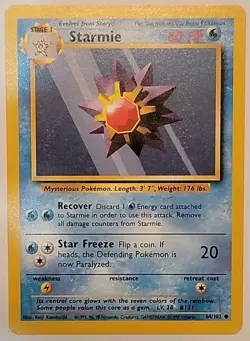 Pokemon TCG Starmie 064/102 Base Set Regular - Image 1