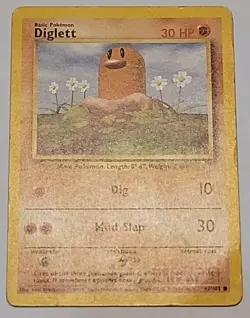 Pokemon TCG Diglett 047/102 Base Set Regular - Image 1