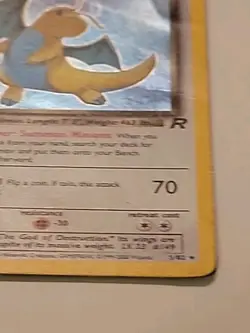 Pokemon TCG Dark Dragonite 5/82 Team Rocket Holo HP - Image 3