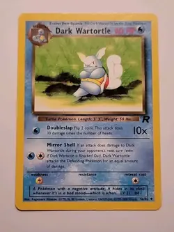 Pokemon TCG Dark Wartortle 46/82 Team Rocket Regular - Image 1