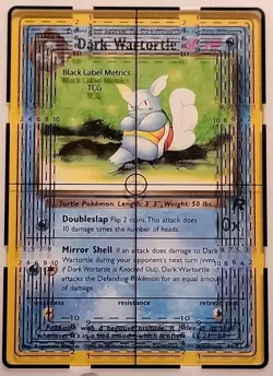 Pokemon TCG Dark Wartortle 46/82 Team Rocket Regular - Image 5