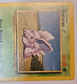 Pokemon TCG Nidoran M 055/102 Base Set Regular - Image 3