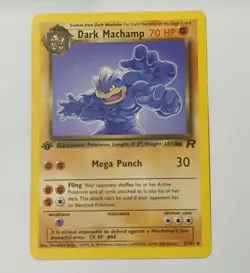 Dark Machamp 1st Edition Non-Holo Team Rocket 27/82 Pokemon TCG Rare (NEAR-MINT) - Image 5