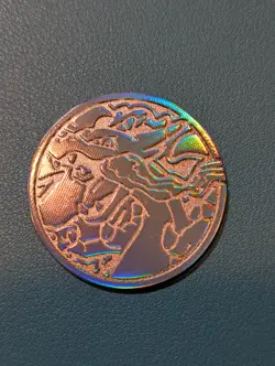 Mega Charizard X ex UPC Metal Coin - Pokemon - Image 1