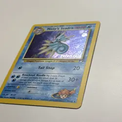 2000 Pokemon Gym Heroes Misty's Seadra [Pre-Release] 9/132 Holo Rare LP Wizards - Image 5