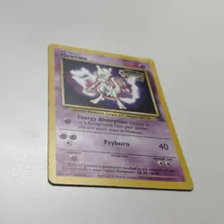 1999 Pokemon Black Star Promo Mewtwo #3 WOTC Wizards LP - Image 2