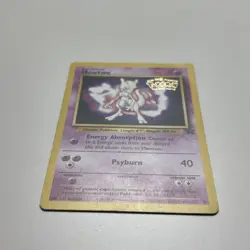1999 Pokemon Black Star Promo Mewtwo #3 WOTC Wizards LP - Image 3
