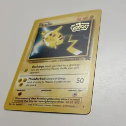 1999 Pikachu #4 Pokemon Movie Movie Stamp Black Star Promo WOTC Wizards LP - Image 4