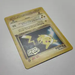 1999 Pikachu #4 Pokemon Movie Movie Stamp Black Star Promo WOTC Wizards LP - Image 5