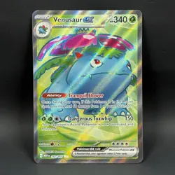 Pokemon Venasaur EX 182/165 NM Full Art Ultra Rare 151 - Image 1