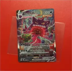 Pokemon Gengar VMAX Alternate Art Secret Rare Fusion Strike Holo 271/264 320HP - Image 1