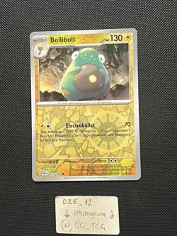 Pokemon Obsidian Flames - Bellibolt - 077/197 - Reverse Holo - M/NM - Image 1