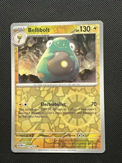 Pokemon Obsidian Flames - Bellibolt - 077/197 - Reverse Holo - M/NM - Image 2