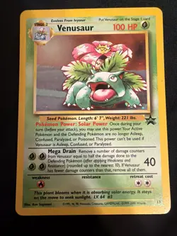 Damaged Venusaur - 13 - Holo Promo - Pokemon Black Star Promo English - Image 1