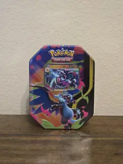 Pokemon TCG - Mega Charizard X ex Tin - Sealed 9 (4 booster packs) - Image 1