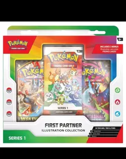 Pokemon TCG First Partner Illustration Collection Series 1 New Sealed - Image 1