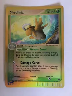 Pokemon💎Shedinja Reverse Holo💎2003 Ex Dragon 11/97🌟Nintendo🌟Rare Card - Image 1