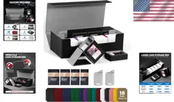 Deluxe Waterproof Card Storage Box with 4 Deck Holders - Ultimate TCG Organizer - Image 2