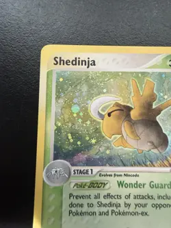 2003 Pokemon TCG Shedinja 11/97 EX Dragon Holo Rare w/ swirl - NM/LP - Image 5