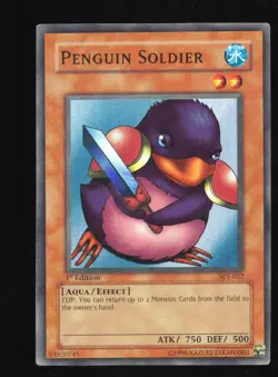 SDJ-022 Penguin Soldier - 1st Edition - MP - Yu-Gi-Oh! - Image 1