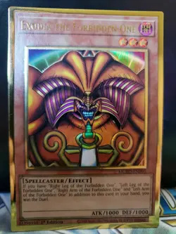 ( EXODIA THE FORBIDDEN ONE ) - Premium Gold - MGED-EN005 - 1st - NM - Yu-Gi-Oh - Image 1