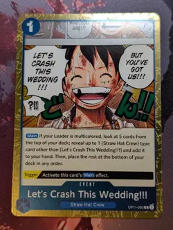 Let's Crash This Wedding !!! OP11-060 - One Piece - English - Image 1