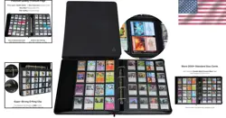 Large 2000 Capacity D-Ring Trading Card Album with Reinforced Zipper Closure - Image 2