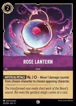 Rose Lantern (065) Foil Ursula's Return Disney Lorcana - Image 1