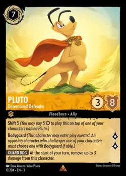 Pluto - Determined Defender (017) Into the Inklands Disney Lorcana - Image 1