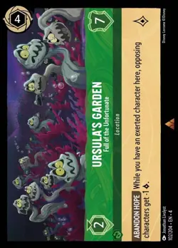 Ursula's Garden - Full of the Unfortunate Foil Ursula's Return Disney Lorcana - Image 1