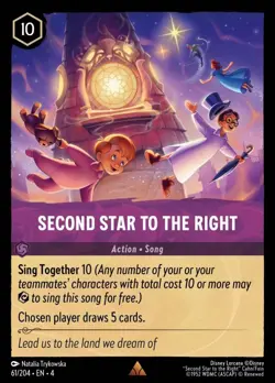 Second Star to the Right (061) Ursula's Return Disney Lorcana - Image 1