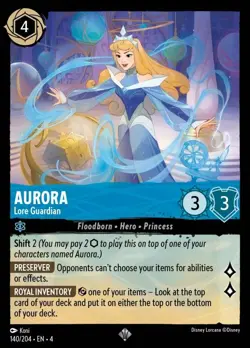 Aurora - Lore Guardian (140) Ursula's Return Disney Lorcana - Image 1