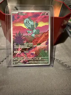 Elgyem 120/086 Illustration Rare Scarlet Violet Black Bolt Pokemon TCG - Image 1